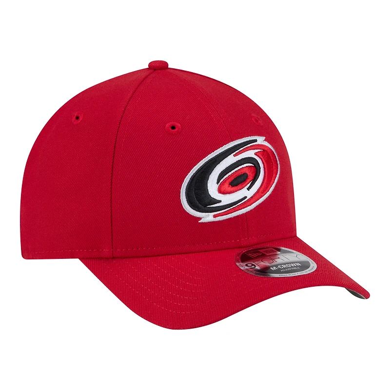 Men's New Era  Red Carolina Hurricanes COOLERA 9FORTY M-Crown Adjustable Hat