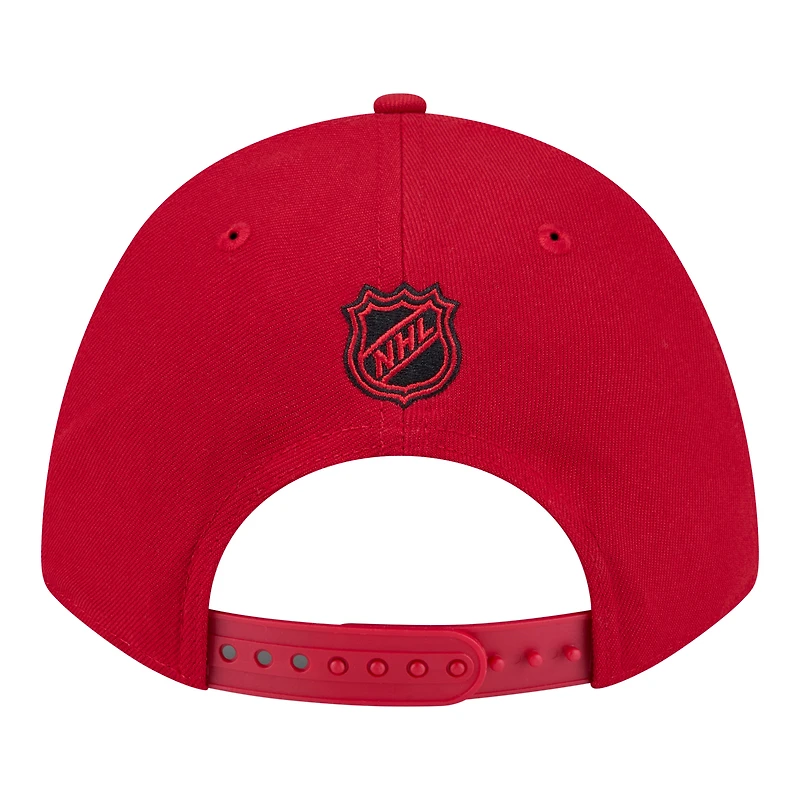 Men's New Era  Red Carolina Hurricanes COOLERA 9FORTY M-Crown Adjustable Hat