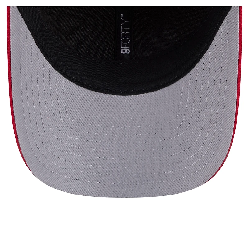 Casquette ajustable New Era rouge Carolina Hurricanes COOLERA 9FORTY M-Crown pour homme