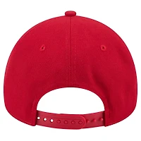 Men's New Era  Red Carolina Hurricanes Core A-Frame 9FORTY Adjustable Hat