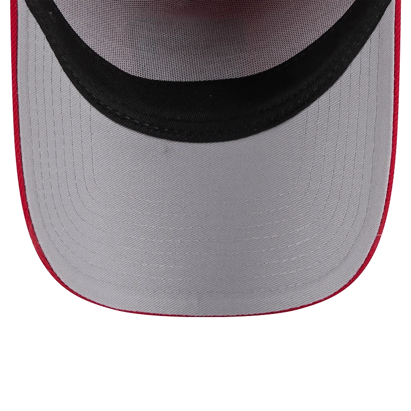 Men's New Era  Red Carolina Hurricanes Core A-Frame 9FORTY Adjustable Hat