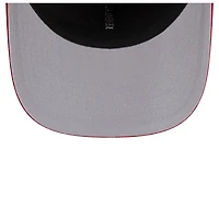 Casquette ajustable 9SEVENTY rouge New Era pour homme avec logo des Hurricanes de la Caroline