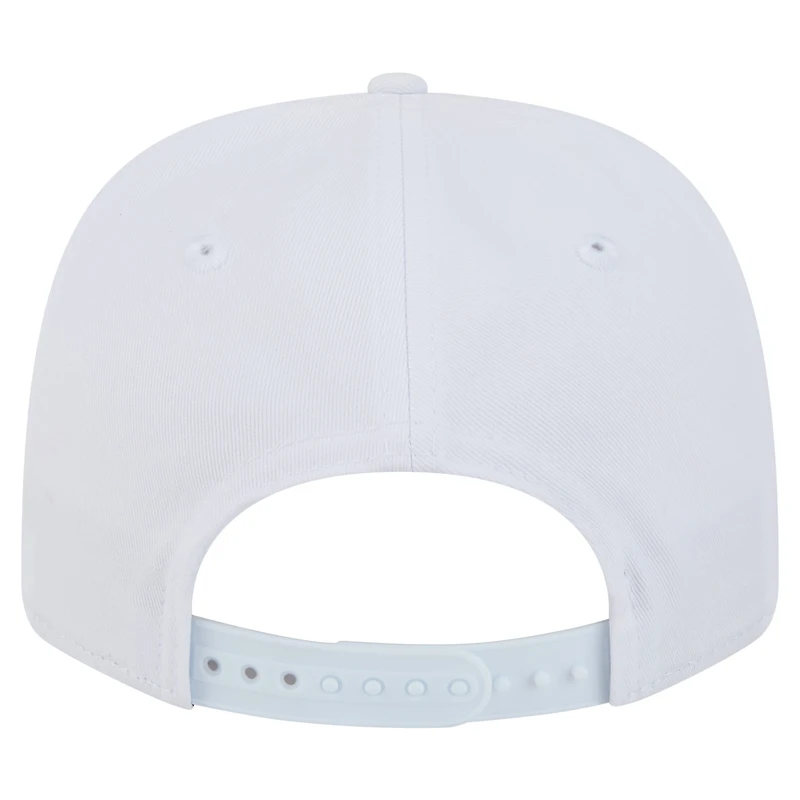 Men's New Era White Carolina Hurricanes Team Lockup Basic 9SEVENTY Adjustable Hat