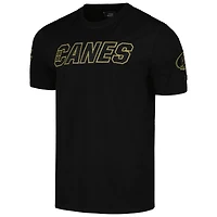 Men's Pro Standard Black Carolina Hurricanes Wordmark T-Shirt