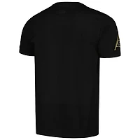 T-shirt noir Pro Standard avec le mot-symbole des Hurricanes de la Caroline pour hommes