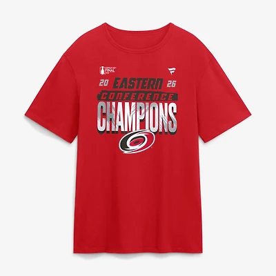 Men's Red Carolina Hurricanes 2026 NHL Eastern Conference Champions T-Shirt