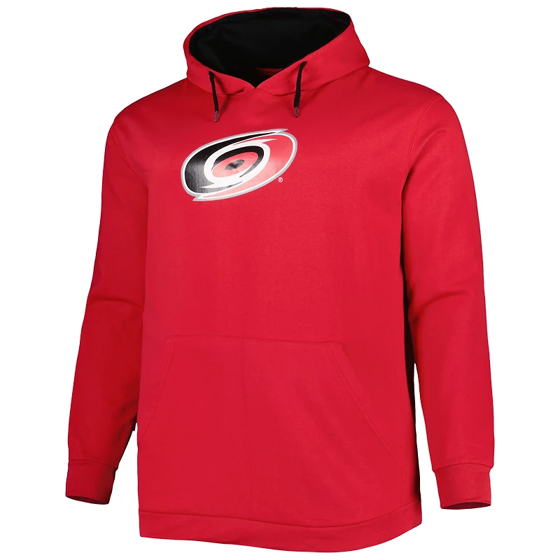 Sweat à capuche en molleton Big & Tall Hurricanes de la Caroline rouge pour homme