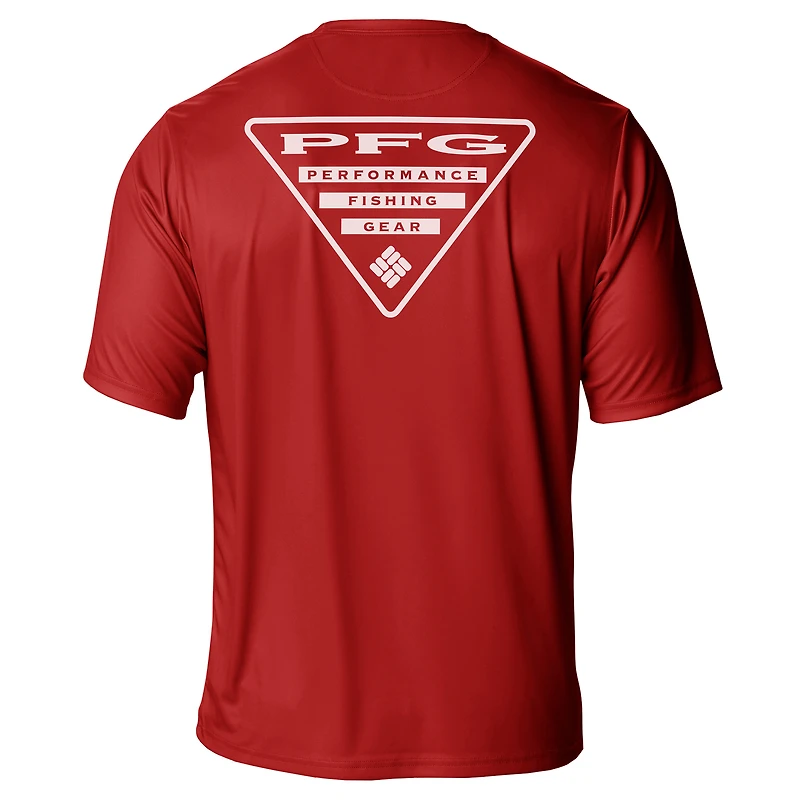 Men's  Red Carolina Hurricanes Terminal Tackle Omni-Shade T-Shirt