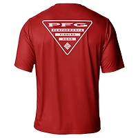 Men's  Red Carolina Hurricanes Terminal Tackle Omni-Shade T-Shirt
