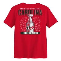 Preschool Fanatics Red Carolina Hurricanes 2026 Stanley Cup Champions Signature Roster T-Shirt