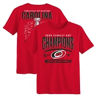 Preschool Fanatics Red Carolina Hurricanes 2026 Stanley Cup Champions Signature Roster T-Shirt