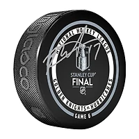 Rondelle de match officielle autographiée par Rod Brind'Amour, des Hurricanes de la Caroline, champions de la Coupe Stanley 2026