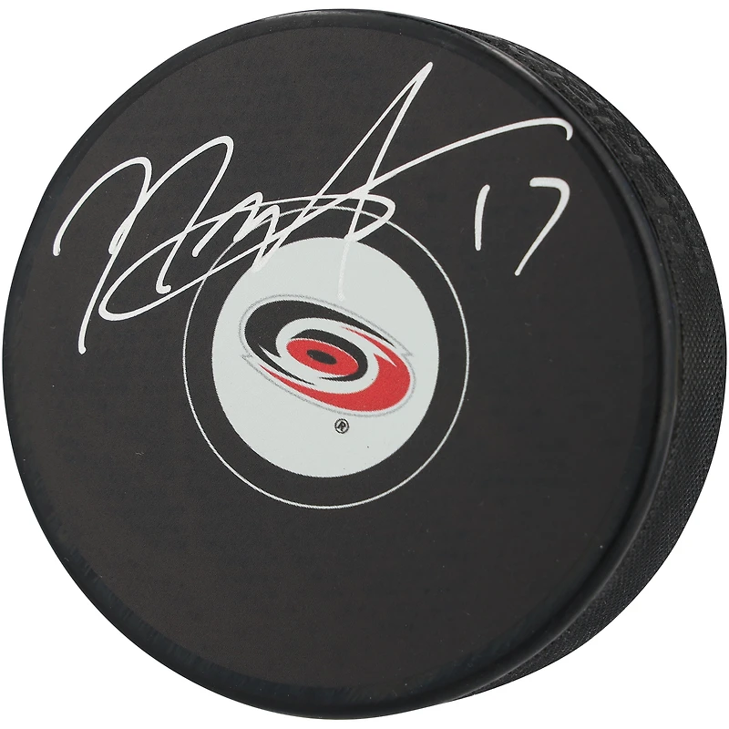 Rondelle de hockey autographiée par Rod Brind'Amour des Hurricanes de la Caroline