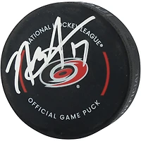 Rondelle de match officielle autographiée par Rod Brind'Amour des Hurricanes de la Caroline