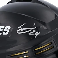 Seth Jarvis Carolina Hurricanes Autographed Black Mini Helmet