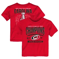Toddler Fanatics Red Carolina Hurricanes 2026 Stanley Cup Champions Signature Roster T-Shirt