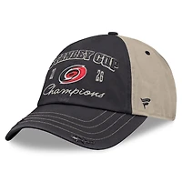 Unisex Fanatics  Black/Light Beige Carolina Hurricanes 2026 Stanley Cup Champions Unstructured Adjustable Hat