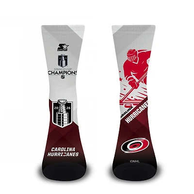 Unisex Starter Carolina Hurricanes 2026 Stanley Cup Champions Crew Socks