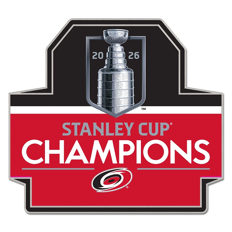 WinCraft Carolina Hurricanes 2026 Stanley Cup Champions Collector Pin
