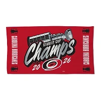 WinCraft Carolina Hurricanes 2026 Stanley Cup Champions Locker Room 22" x 42" Double-Sided On-Ice Celebration Towel