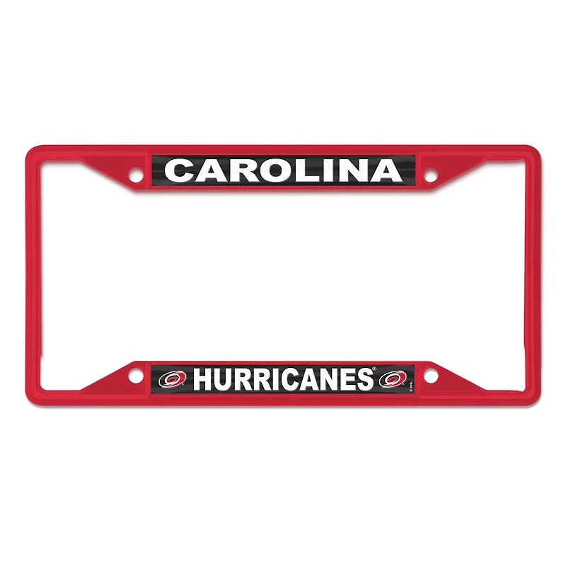 WinCraft Carolina Hurricanes Chrome Colored License Plate Frame