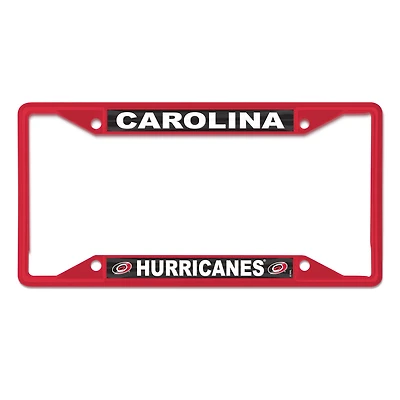 WinCraft Carolina Hurricanes Chrome Colored License Plate Frame