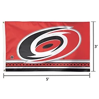 WinCraft Carolina Hurricanes Deluxe 3' x 5' One-Sided Flag