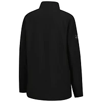 Veste d'entraîneur entièrement zippée Authentic Pro des Hurricanes de la Caroline Fanatics pour femmes, noire