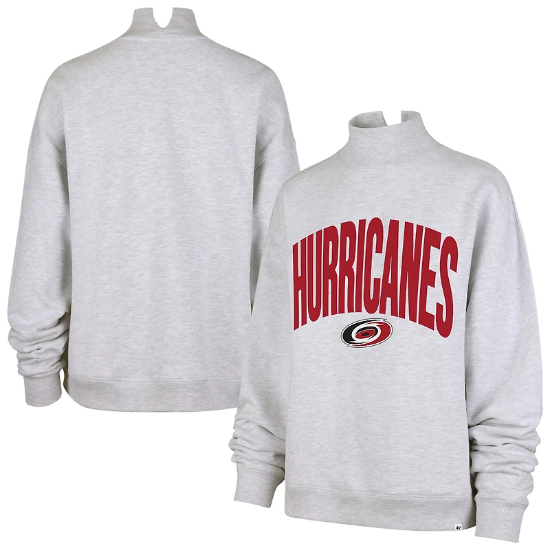 Sweat-shirt « Subtle Muse » gris chiné pour femme, modèle 47 des Hurricanes de la Caroline.