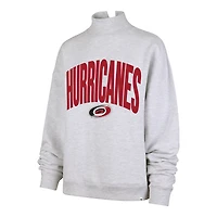 Women's '47  Heather Gray Carolina Hurricanes Subtle Muse Sweatshirt