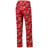 Women's Concepts Sport Red Carolina Hurricanes Zest Allover Print Knit Pants