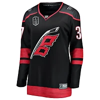 Maillot domicile Breakaway noir Fanatics Andrei Svechnikov des Hurricanes de la Caroline, finale Coupe Stanley 2026, pour femmes