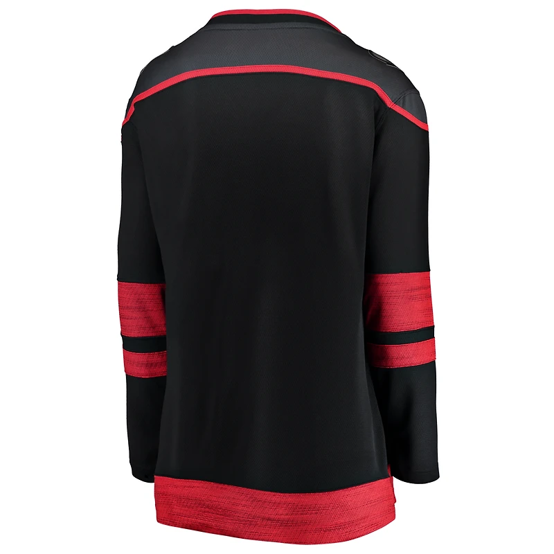 Maillot domicile Breakaway noir Fanatics pour femmes des Hurricanes de la Caroline, champions Coupe Stanley 2026