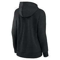 Women's Fanatics  Black Carolina Hurricanes Authentic Pro Core Primary Fleece Pullover Hoodie