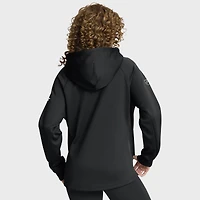 Sweat à capuche entièrement zippé Authentic Pro Rink Raglan des Carolina Hurricanes pour femmes Fanatics Black