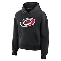 Sweat à capuche essentiel noir Carolina Hurricanes pour femmes de Fanatics
