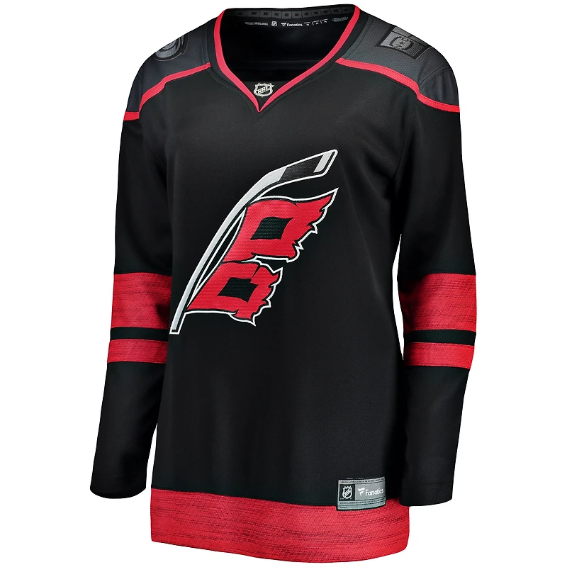 Women's Fanatics Black Carolina Hurricanes Home Breakaway Jersey