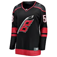 Maillot domicile noir Jackson Blake des Hurricanes de la Caroline pour femmes (Fanatics).