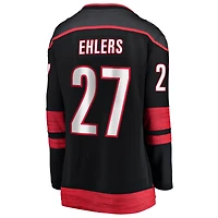 Women's Fanatics Nikolaj Ehlers Black Carolina Hurricanes Home Breakaway Jersey
