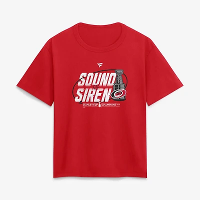 Women's Fanatics Red Carolina Hurricanes 2026 Stanley Cup Champions Parade Celebration T-Shirt