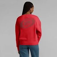 Women's Fanatics  Red Carolina Hurricanes Elements Flow Pullover Sweatshirt