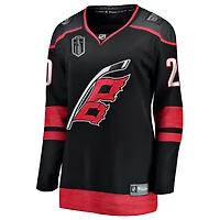 Women's Fanatics Sebastian Aho Black Carolina Hurricanes 2026 Stanley Cup Final Home Breakaway Jersey