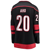 Maillot domicile Breakaway noir Sebastian Aho des Hurricanes de la Caroline, finale Coupe Stanley 2026, pour femmes (Fanatics).