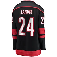 Women's Fanatics Seth Jarvis Black Carolina Hurricanes Home Breakaway Player Jersey