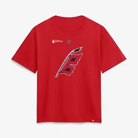 Women's Fanatics Seth Jarvis Red Carolina Hurricanes 2026 Stanley Cup Champions Authentic Stack Name & Number T-Shirt