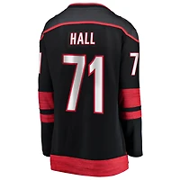 Women's Fanatics Taylor Hall Black Carolina Hurricanes Home Breakaway Player Jersey