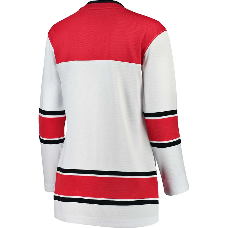 Maillot Breakaway extérieur des Hurricanes de la Caroline Fanatics pour femmes, blanc