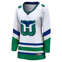 Maillot blanc rétro Breakaway des Carolina Hurricanes pour femmes Fanatics