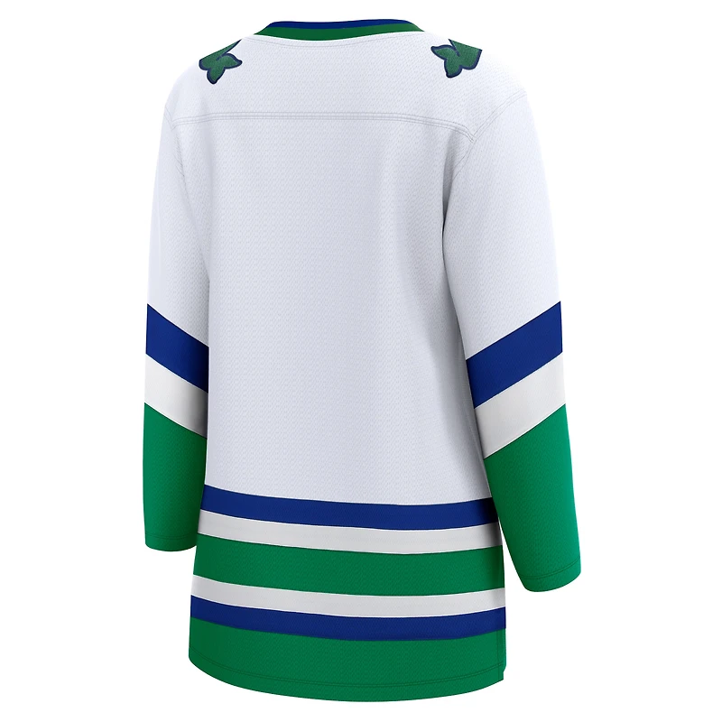 Maillot blanc rétro Breakaway des Carolina Hurricanes pour femmes Fanatics
