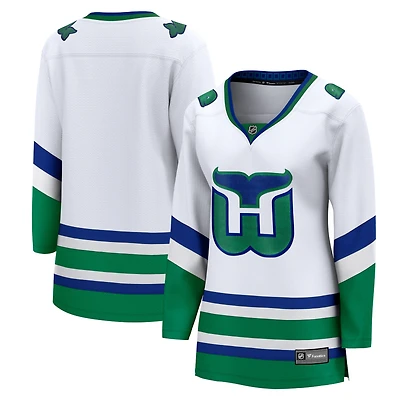Maillot blanc rétro Breakaway des Carolina Hurricanes pour femmes Fanatics